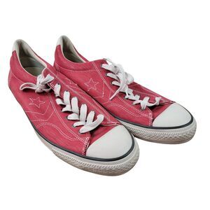 Converse John Varvatos Star Player Chili Red Low Men's Size 12 Leather Shoes